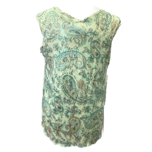 New Bundle of Joy Large Maternity PolyCotton Blend Sleeveless Deep V Blouse Top - Picture 3 of 5